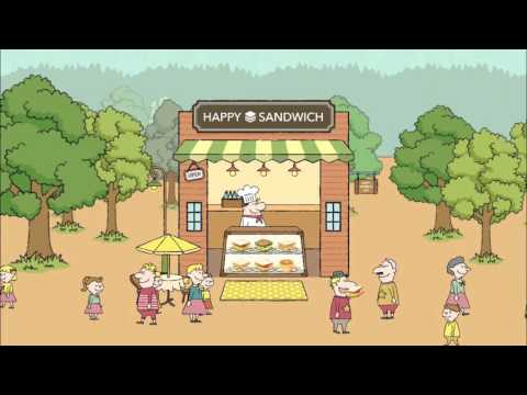 happy sandwich cafe video