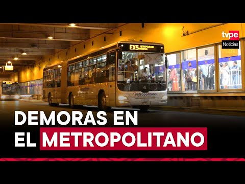 Metropolitano: demoras en servicio por bus que quedó varado cerca a la Estación Central