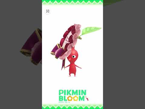 【ピクミンブルーム】「赤色のロゼット」デコピクミン モーション比較 #pikminbloom #ピクミン #赤色のロゼットデコピクミン #赤色のロゼットピクミン #shorts