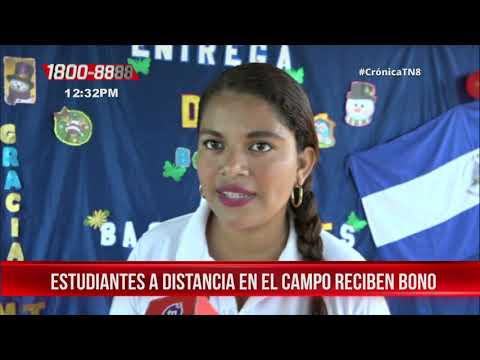 Nicaragua: Estudiantes de Tipitapa reciben bono complementario de bachiller