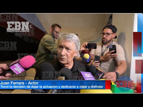 JUAN FERRARA DICE ADIÓS A LA ACTUACIÓN  decidió comenzar a disfrutar mas la vida