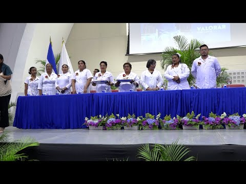 Ministerio de Salud entrega reconocimientos a enfermeros nicaragüenses