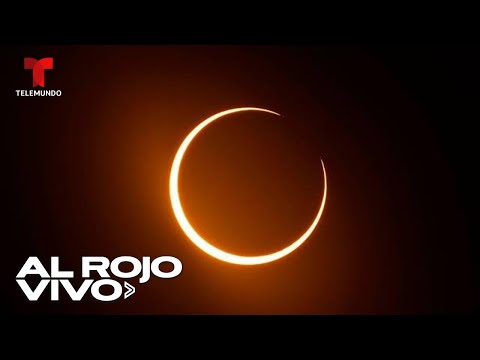 EN VIVO: Siga la trayectoria del eclipse total de Sol | Al Rojo Vivo | Telemundo