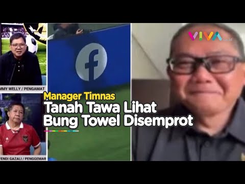 Manajer Timnas Nahan Tawa Lihat Bung Towel Disemprot Coach Justin