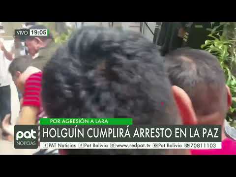 Arresto de Holguín por agresión a Lara