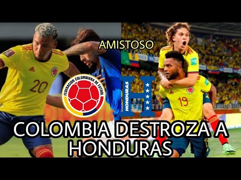 Resumen Colombia vs. Honduras amistoso 2022