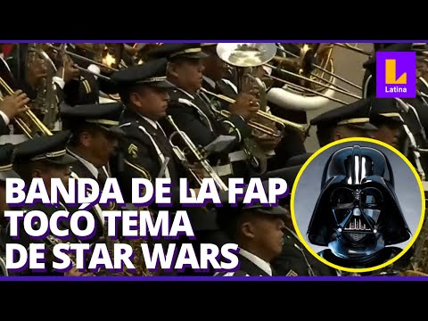 Banda de la Fuerza Aérea tocó 'Marcha imperial' de Star Wars durante Parada Militar