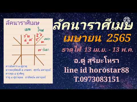 ลัคนาราศีเมษเมษายน2565