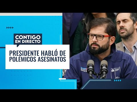 NO HAY IMPUNIDAD: Presidente Boric se refirió a asesinatos contra Carabineros - Contigo en Directo