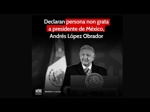 ESCÁNDALO: PERÚ DECLARÓ A AMLO PERSONA NON GRATA, EL PRESIDENTE MEXICANO EXPLICA POR QUÉ