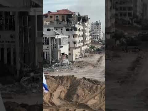 Impactantes imágenes de Gaza devastada tras dos meses de ataques de Israel