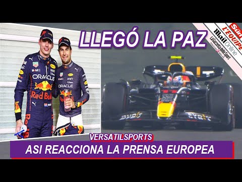 ASI REACCIONA PRENSA EUROPEA a SEGUNDO PUESTO de CHECO PEREZ CLASIFICACION GRAN PREMIO ABU DHABI F1