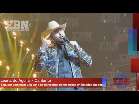 LEONARDO AGUILAR muestra su poderío vocal durante un show en Las Vegas