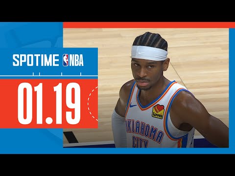 [SPOTIME NBA] 빛나는 원투 펀치 오클라호마시티 vs 유타 & TOP5 (01.19)