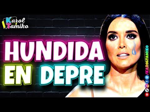 Marlene Favela sola hundida en depre y ansie