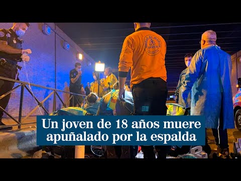 Un joven de 18 años muere apuñalado por la espalda en un túnel del barrio de Pacífico de Madrid