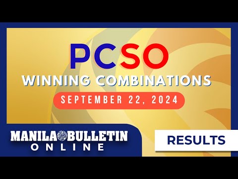 Lotto Draw Results, September 22, 2024 | Ultra Lotto 6/58, Super Lotto 6/49, Lotto 6/42, 3D, 2D