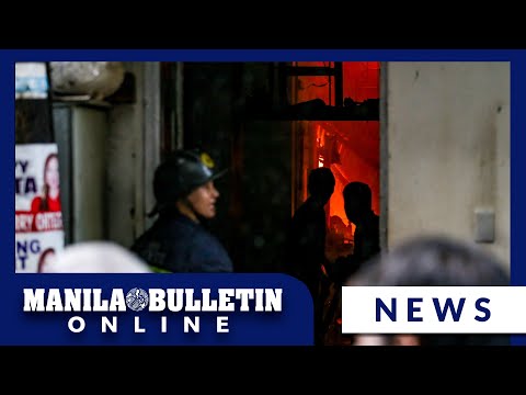 Fire hits commercial building in Ermita, Manila