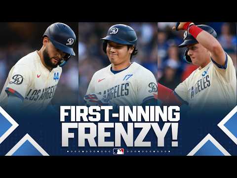 Shohei Ohtani and Andy Pages CRUSH home runs during a NINE-RUN 1ST INNING!  | MLB 하이라이트
