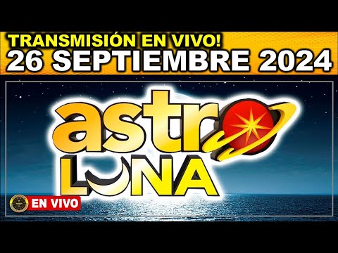 ASTRO LUNA: Resultado ASTRO LUNA JUEVES 26 de septiembre de 2024 #superastro #astroluna