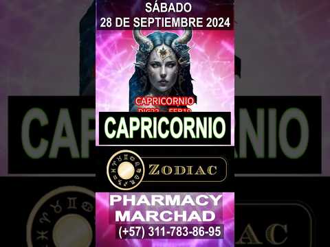 Horóscopo Diario - Capricornio - 28 de Septiembre de 2024. #shorts