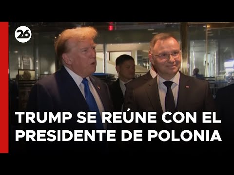 EEUU | Trump se reunió con el presidente de Polonia