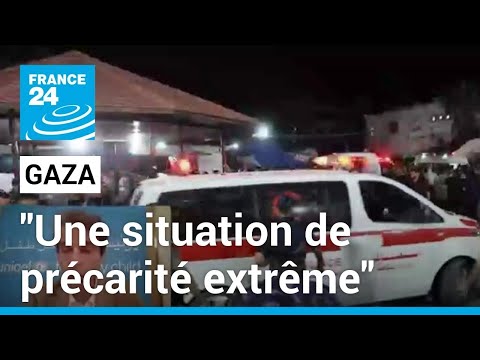 Gaza : la population sur place est dans une situation de précarité extrême • FRANCE 24