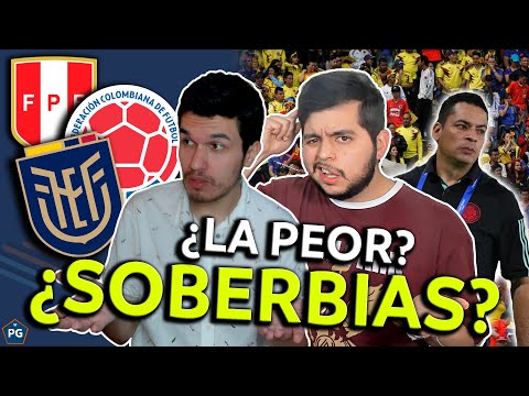 LAS SELECCIONES MÁS SOBERBIAS de CONMEBOL¿LA PEOR COLOMBIA?¿BILLONARIO?¿OSVALDO GERSON?