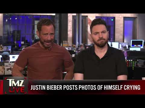 Justin Bieber Shares Pictures of Himself Crying, Hailey Bieber Responds | TMZ Live