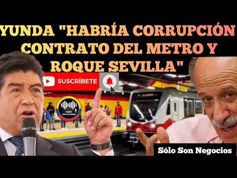 JORGE YUNDA REVELA POSIBLE CASO DE COR.RUPCION DE ROQUE SEVILLA EN EL METRO NOTICIAS RFE TV