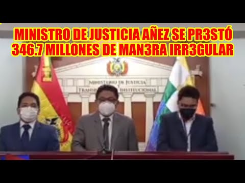 MINISTRO IVAN LIMA JEANINE AÑEZ SE PRESTO 346.7 MILLONES DEL FMI. DE MAN3RA IRR3GULAR...