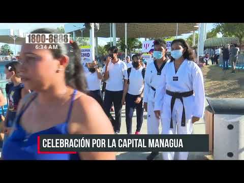 Atletas celebran el 170 aniversario de Managua de ser elevada a capital - Nicaragua