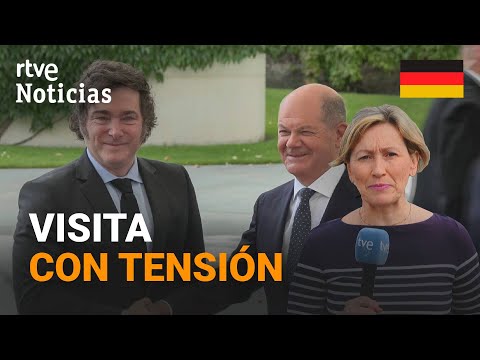 ALEMANIA: Primera REUNIÓN de MILEI con un LÍDER SOCIALISTA tras su CRISIS con ESPAÑA | RTVE Noticias