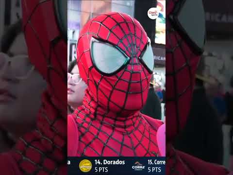 UN SALUDO AMIGABLE: SPIDERMAN A MESSI