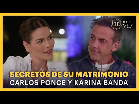 Karina Banda y Carlos Ponce revelan detalles secretos de su matrimonio en el Hotel VIP