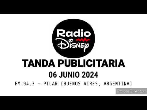 Tanda publicitaria - Radio Disney LA (FM 94.3) (Argentina) (06 junio 2024) (2)