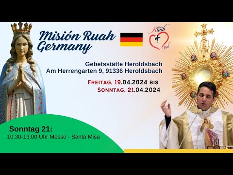 Santa Misa. Messe. Desde Heroldsbach, Alemania