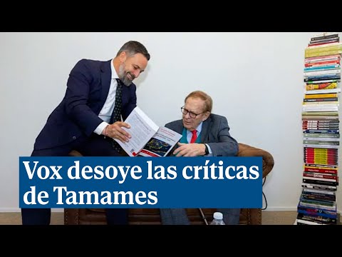 Vox desoye las críticas de Tamames al partido y rechaza dar marcha atrás en la moción de censura