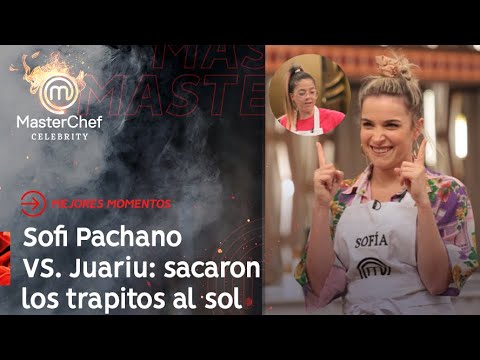 Sofía Pachano sacó los trapitos al sol con Juariu - Masterchef La Revancha