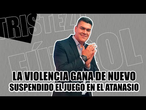 ATL NACIONAL 2 JUNIOR 0(parcial) LA VIOLENCIA GANA DE NUEVO Y SUSPENDIDO EL JUEGO EN EL ATANASIO