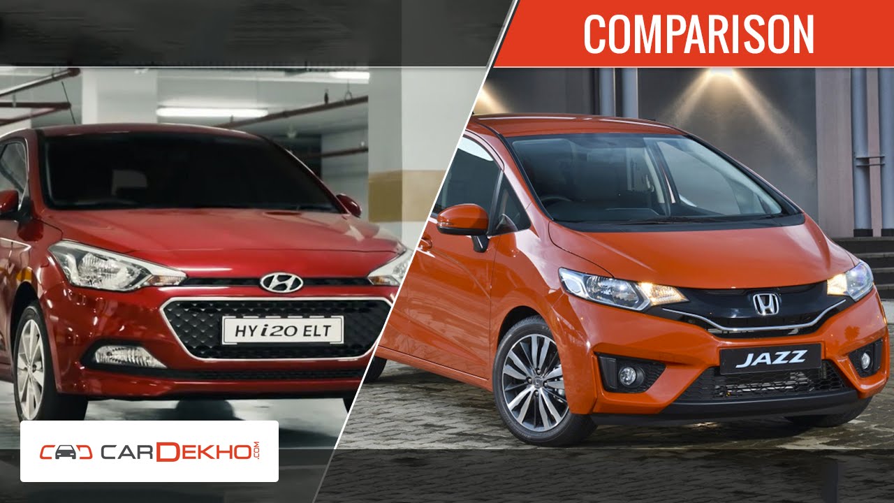 2015 Honda Jazz Vs Hyundai Elite i20 Diesel | Comparison Video | CarDekho.com