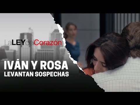 Julia interrumpe un abrazo de Iván y Rosa | La ley del corazón
