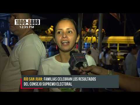 Río San Juan celebró triunfo del Frente Sandinista - Nicaragua