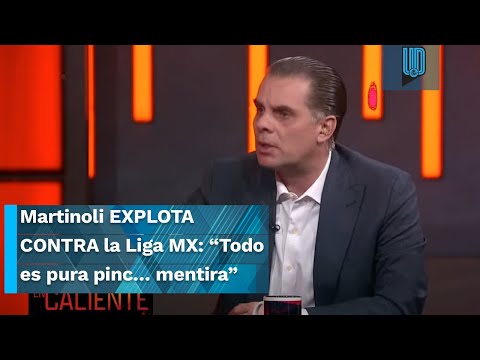 Christian Martinoli EXPLOTA CONTRA la Liga MX: “Todo es pura pinc… mentira”