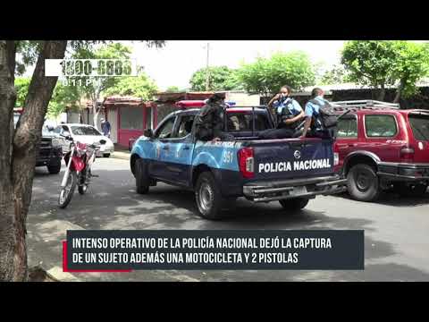 Persecución en Managua para capturar a supuesto asaltante en moto - Nicaragua