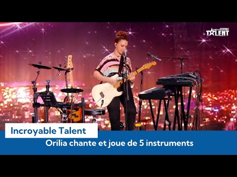 La France a un incroyable talent 2022 : la prestation Orilia qui joue de 5 instruments en même temps