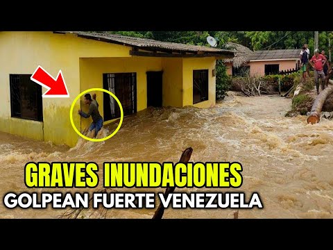 EN SOLO MINUTOS VENEZUELA QUEDA BAJO AGUA TRAS GRAVES INUNDACIONES, LAS CALLES PARECEN RIOS