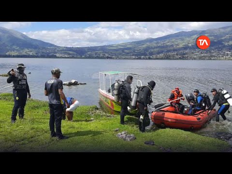 En Otavalo se logró encontrar a las dos personas desaparecidas en el Lago San Pablo
