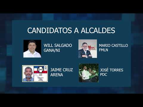Candidatos a alcaldes por San Miguel centro y Santa Ana centro