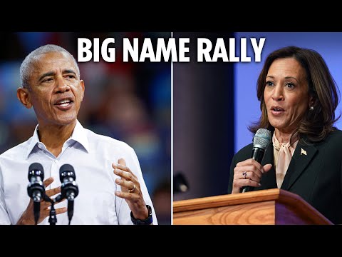 LIVE: Kamala Harris joined by Barrack Obama & Bruce Springsteen at Atlanta rally